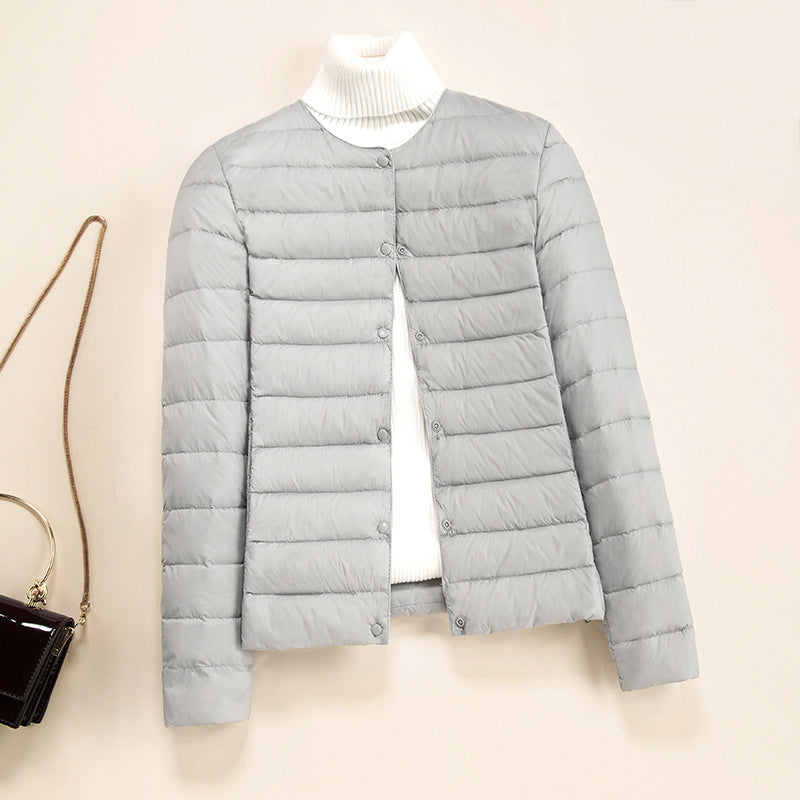 Lightly Quilted Down Jacket for Women