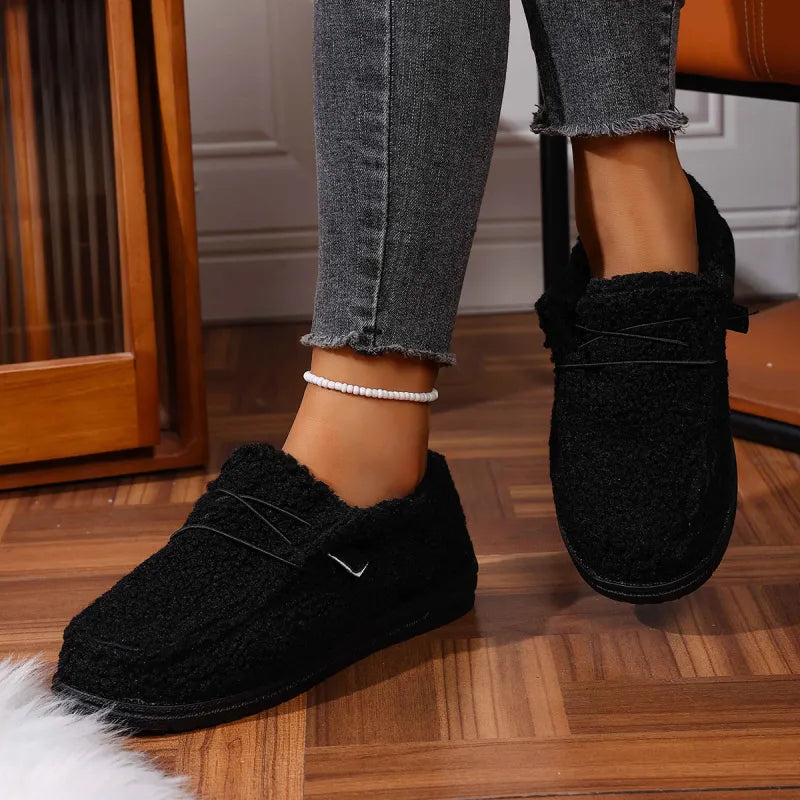 Cozy Teddy Bear Slippers Warm