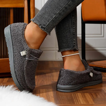 Cozy Teddy Bear Slippers Warm