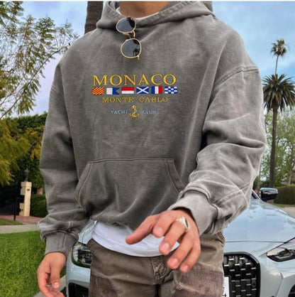 Stylish Men's Hoodie Luxury Design Cotton