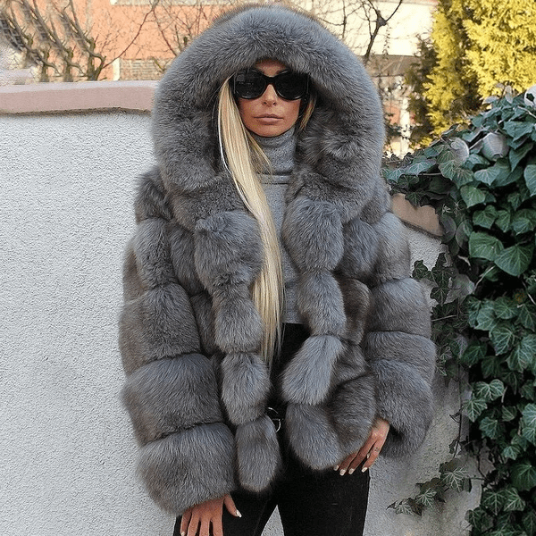 Women's Oversized Hooded Soft Teddy Jacket
