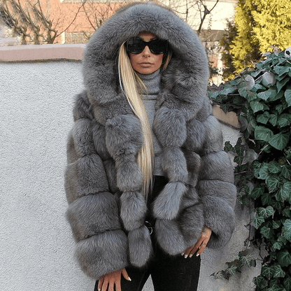 Women's Oversized Hooded Soft Teddy Jacket