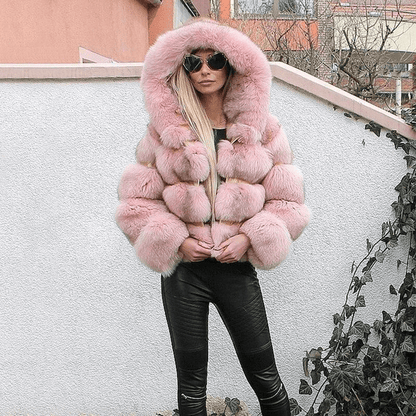Women's Oversized Hooded Soft Teddy Jacket