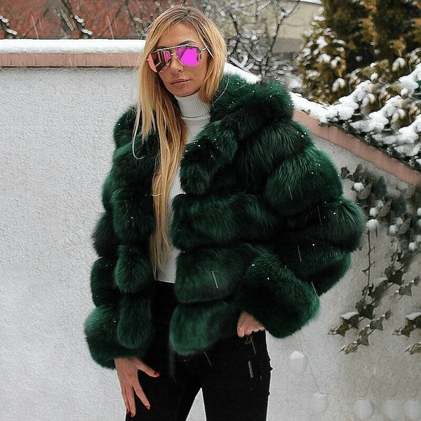 Women's Oversized Hooded Soft Teddy Jacket
