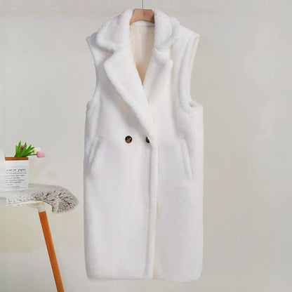 Fashionable Women's Vest Sleeveless Long