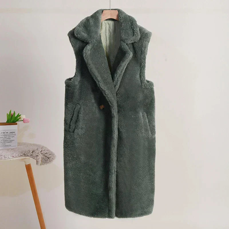 Fashionable Women's Vest Sleeveless Long