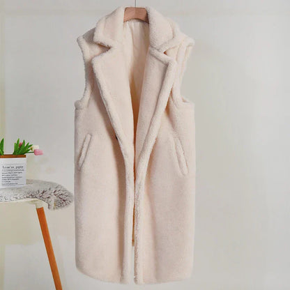 Fashionable Women's Vest Sleeveless Long