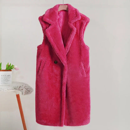Fashionable Women's Vest Sleeveless Long