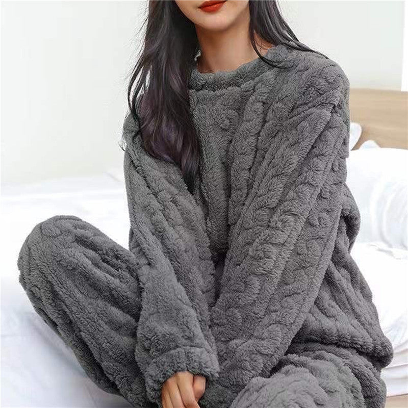 Women's Sweater Suit Warm Comfortable Long-sleeved