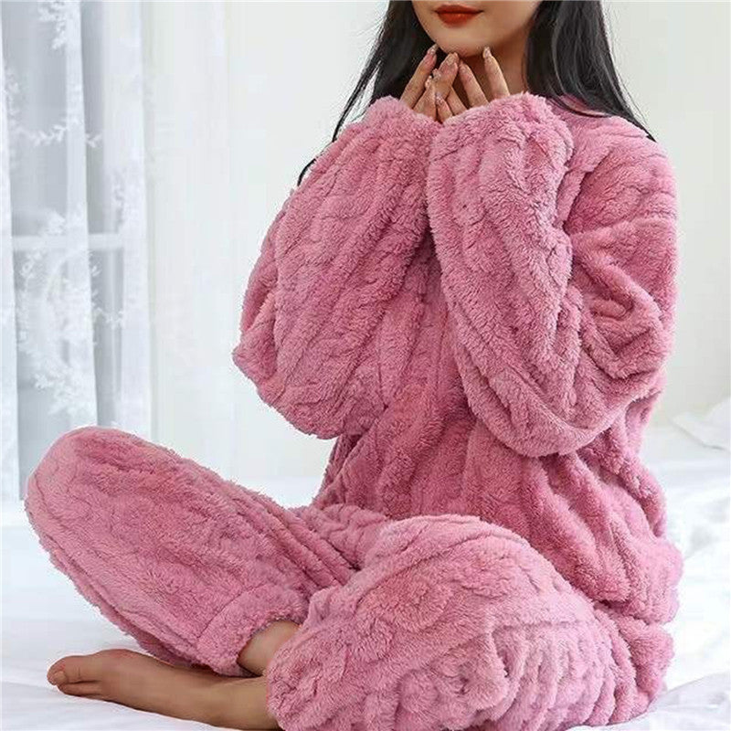 Women's Sweater Suit Warm Comfortable Long-sleeved