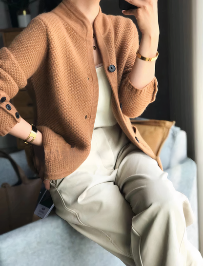 Stylish Women's Cardigan With Buttons