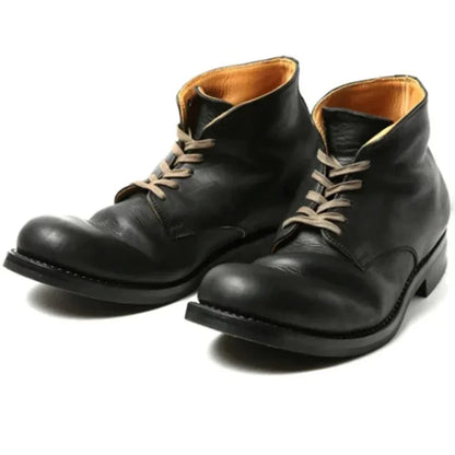 Men's Boots Leather Elegant Black