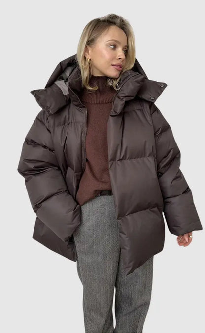 Women's Puffer Jacket Warm Lightweight Winter Coat