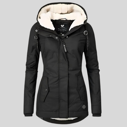 Women's Warm Winter Jacket Hooded Elegant