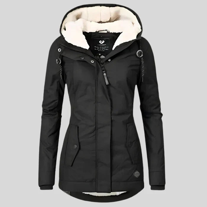 Waterproof Winter Jacket for Women with Hood, Warm