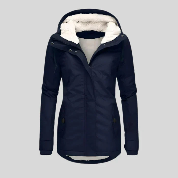 Waterproof Winter Jacket for Women with Hood, Warm