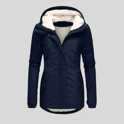 Waterproof Winter Jacket for Women with Hood, Warm