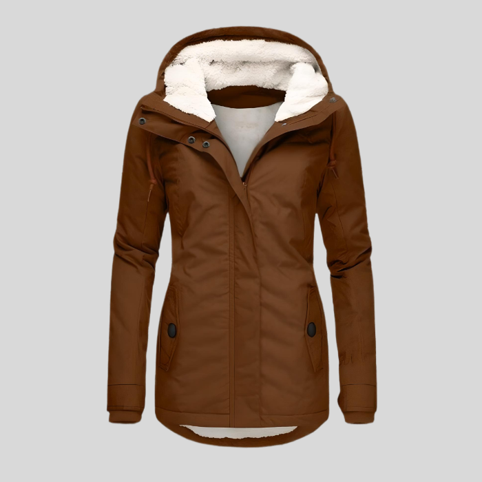 Women's Warm Winter Jacket Hooded Elegant