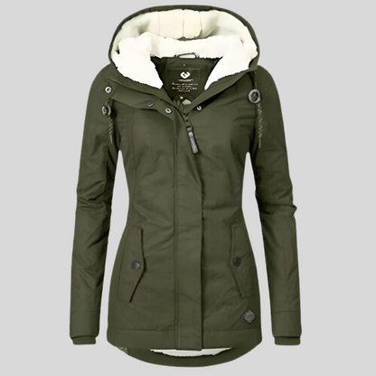 Women's Warm Winter Jacket Hooded Elegant