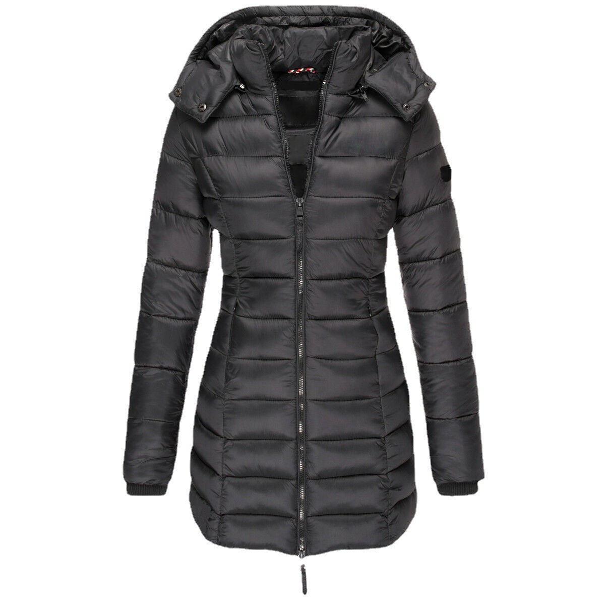 Winter Puffer Jacket with Hood Warm Insulated