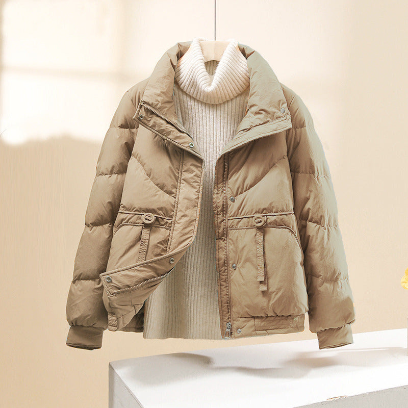 Warm winter dress Puffer jacket Quilted design