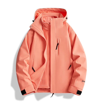 Waterproof Women's Jacket With Removable Hood