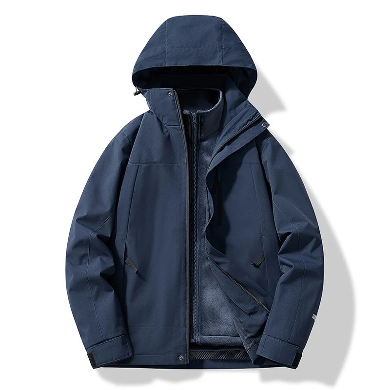 Waterproof Women's Jacket With Removable Hood