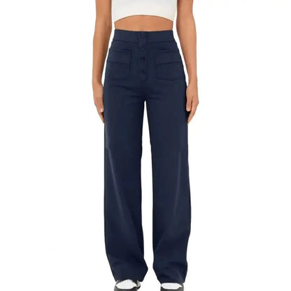 Elegant Women's High-Waisted Style Trousers
