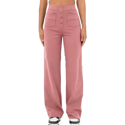 Elegant Women's High-Waisted Style Trousers