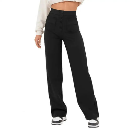 Elegant Women's High-Waisted Style Trousers