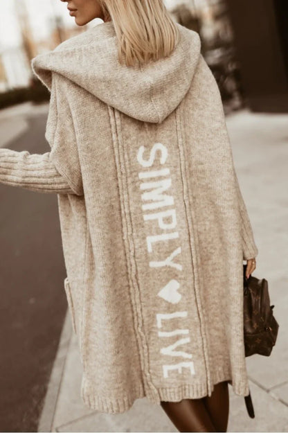 Long Women's Modern Cardigan
