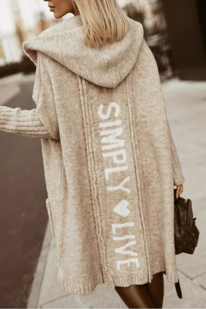 Soft Women's Hooded Cardigan