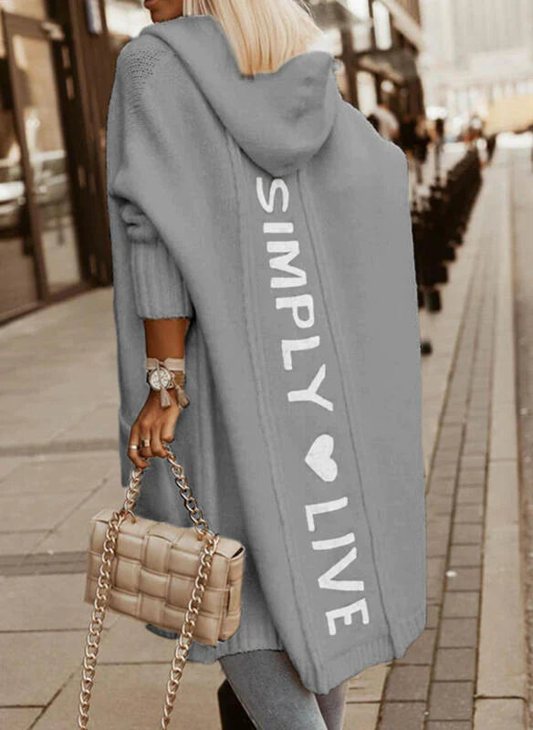 Long Women's Modern Cardigan
