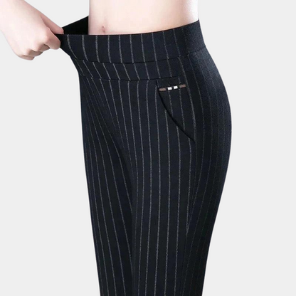 Elegante Damenkleid Slim Fit Knöchellang Stretch Hochtailliert