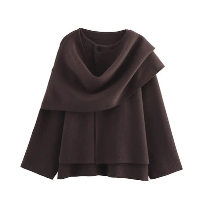 Stylish Women's Jacket Asymmetrical Modern