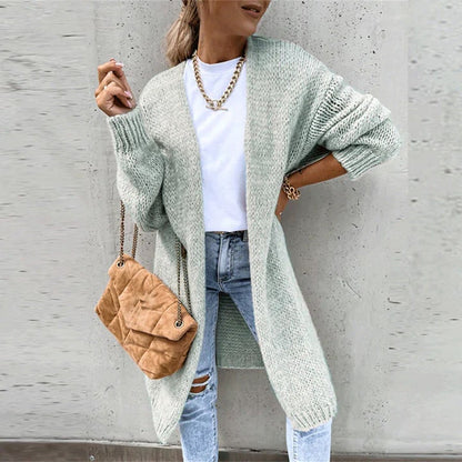 Women's Long Knitted Oversized Cardigan