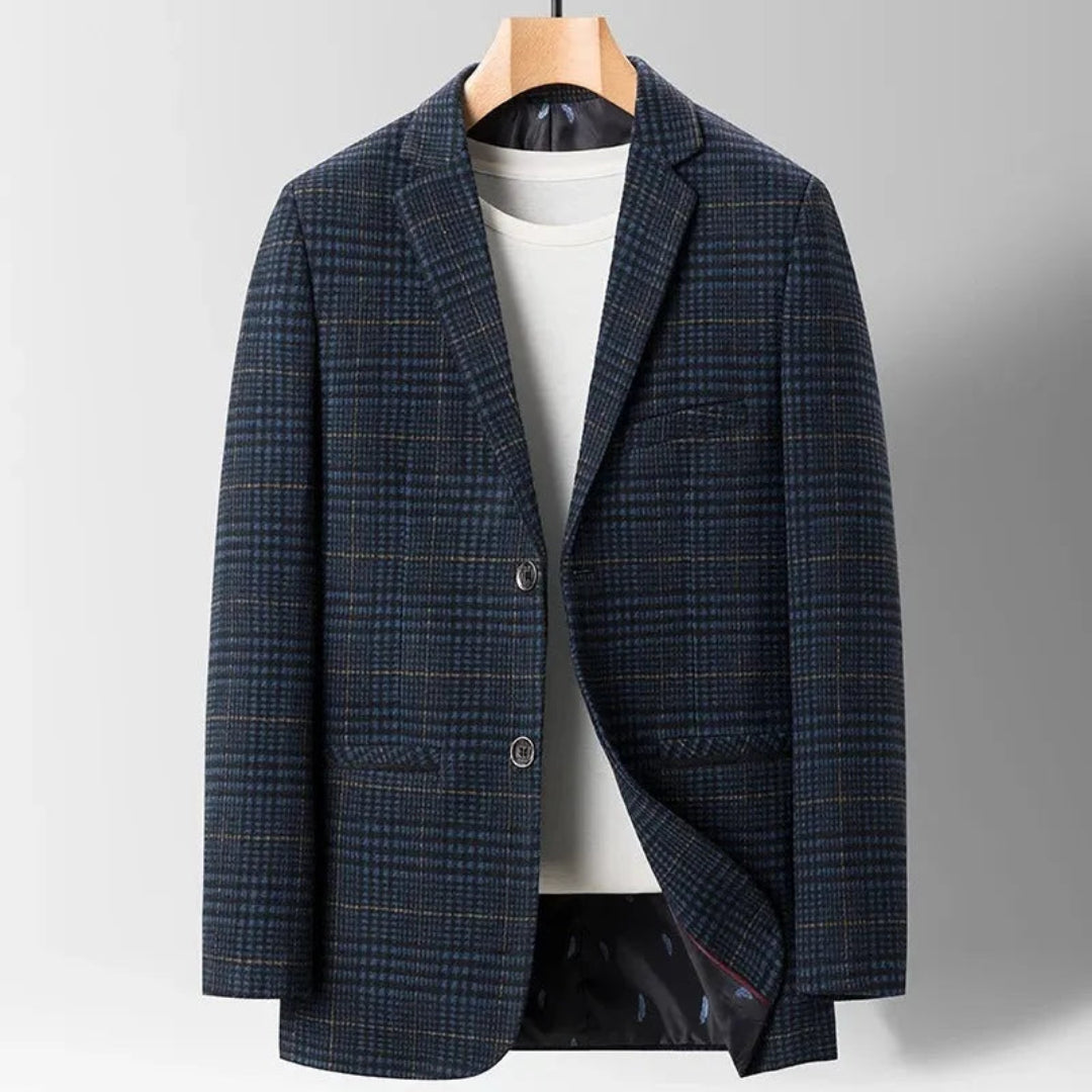 Men's Wool Blazer Elegant Modern