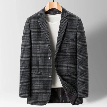 Men's Wool Blazer Elegant Modern
