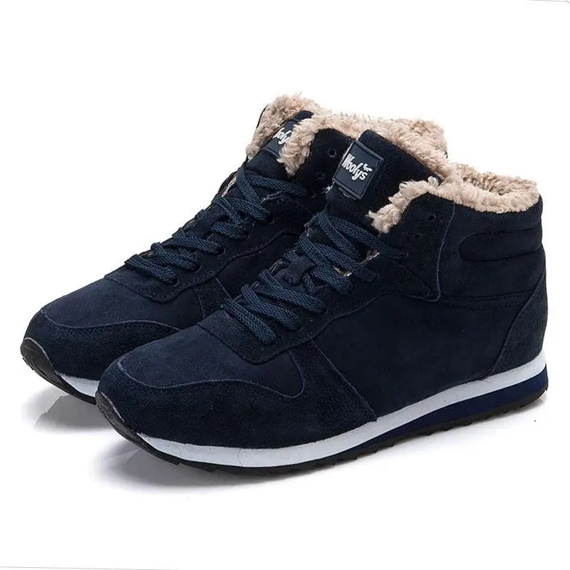 Men's Winter Boots Warm Faux Fur Non-slip
