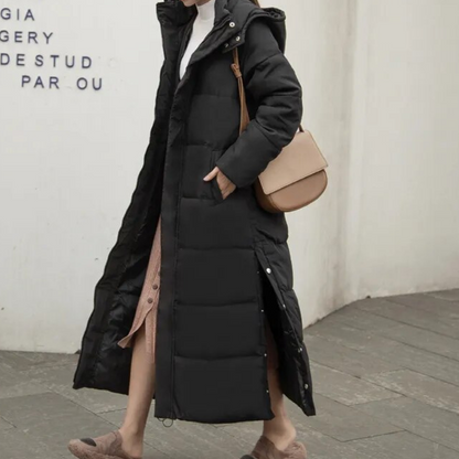 Women's Long Warm Insulated Down Coat
