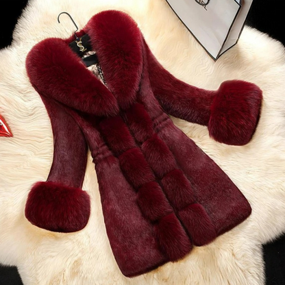 Women's Winter Coat Faux Fur Elegant