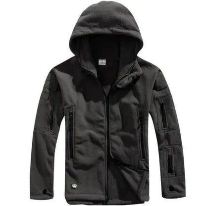 Men's Tactical Black Fleece Jacket