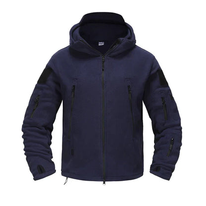 Men's Tactical Black Fleece Jacket