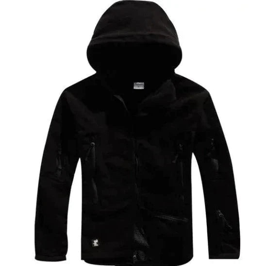 Men's Tactical Black Fleece Jacket