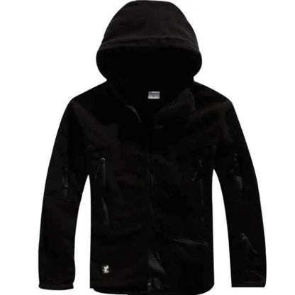 Men's Tactical Black Fleece Jacket