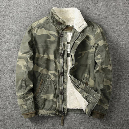 Men's Winter Jacket Camouflage Warm
