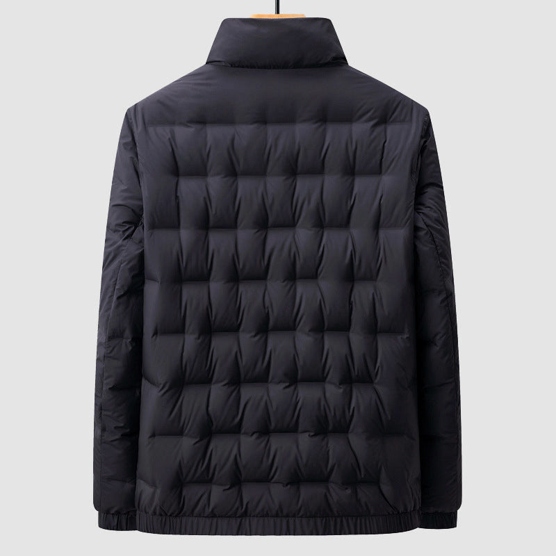 Warme Daunenjacke Steppjacke Reißverschluss - IdealeKleiden
