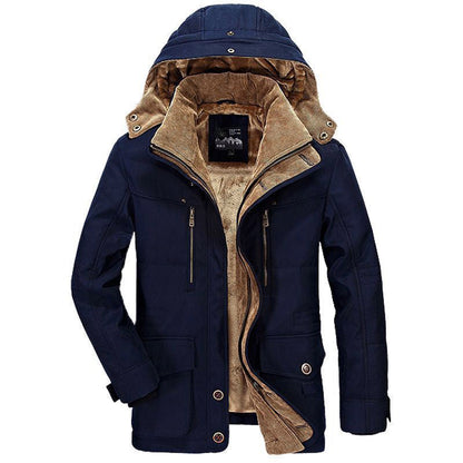Warm Winter Jacket Fleece Lined with Large Pockets