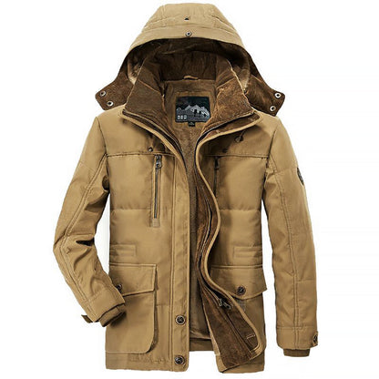 Warm Winter Jacket Fleece Lined with Large Pockets
