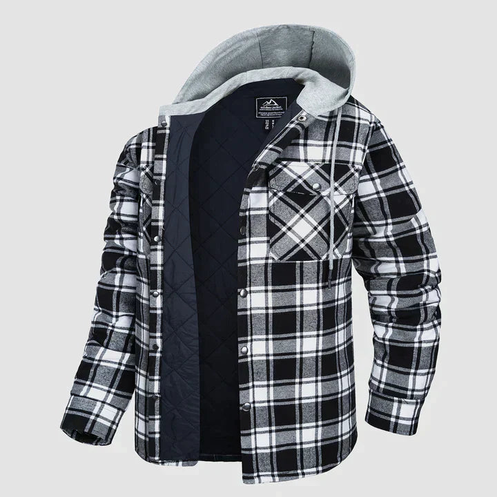 Harrison - Warm Flannel Men's Winter Jacket